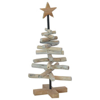 Albero di Natale Marrone 60 cm Legno massello di teak 42017947