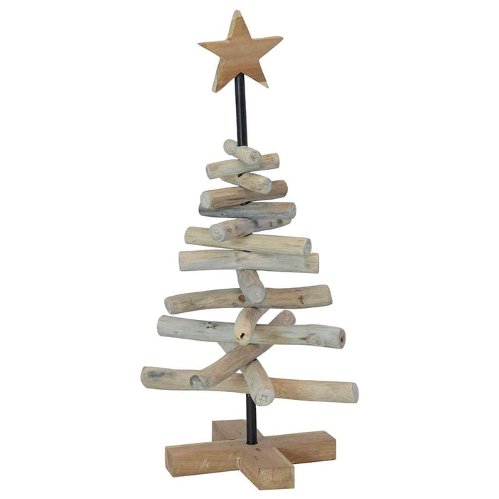Albero di Natale Marrone 60 cm Legno massello di teak 42017947