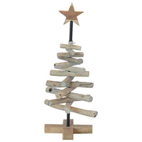 Albero di Natale Marrone 60 cm Legno massello di teak 42017947