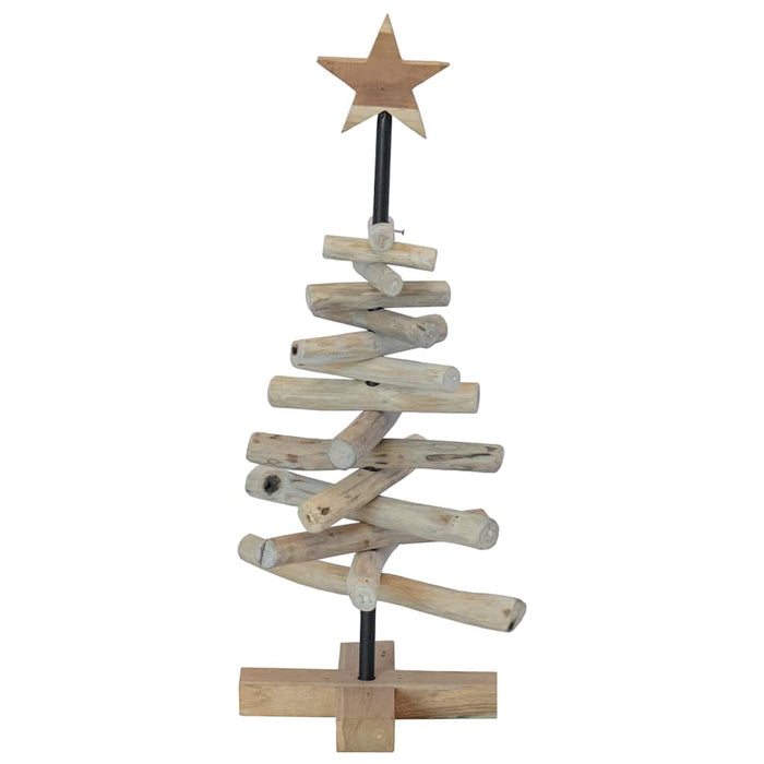Albero di Natale Marrone 60 cm Legno massello di teak 42017947