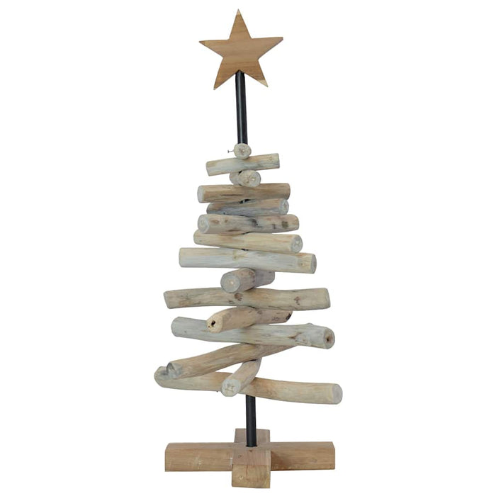 Albero di Natale Marrone 60 cm Legno massello di teak 42017947