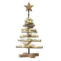 Albero di Natale Marrone 60 cm Legno massello di teak 42017947