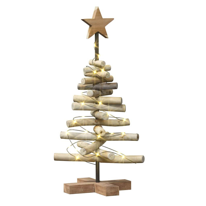 Albero di Natale Marrone 60 cm Legno massello di teak 42017947