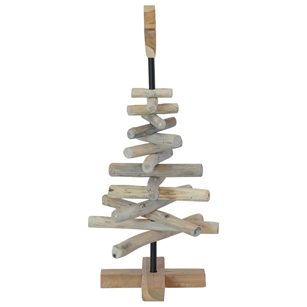 Albero di Natale Marrone 60 cm Legno massello di teak 42017947