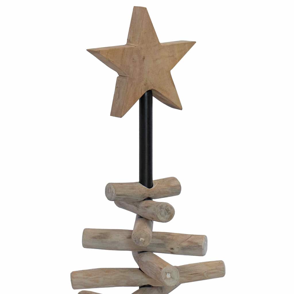 Albero di Natale Marrone 90 cm Legno massello di teak 42017948