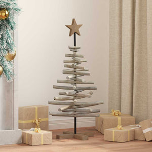 Albero di Natale Marrone 90 cm Legno massello di teak 42017948
