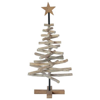 Albero di Natale Marrone 90 cm Legno massello di teak 42017948
