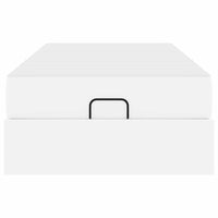 Struttura letto con materasso con materasso 2 pcs Bianco PVC 3399406