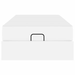 Struttura letto con materasso con materasso 2 pcs Bianco PVC 3399406