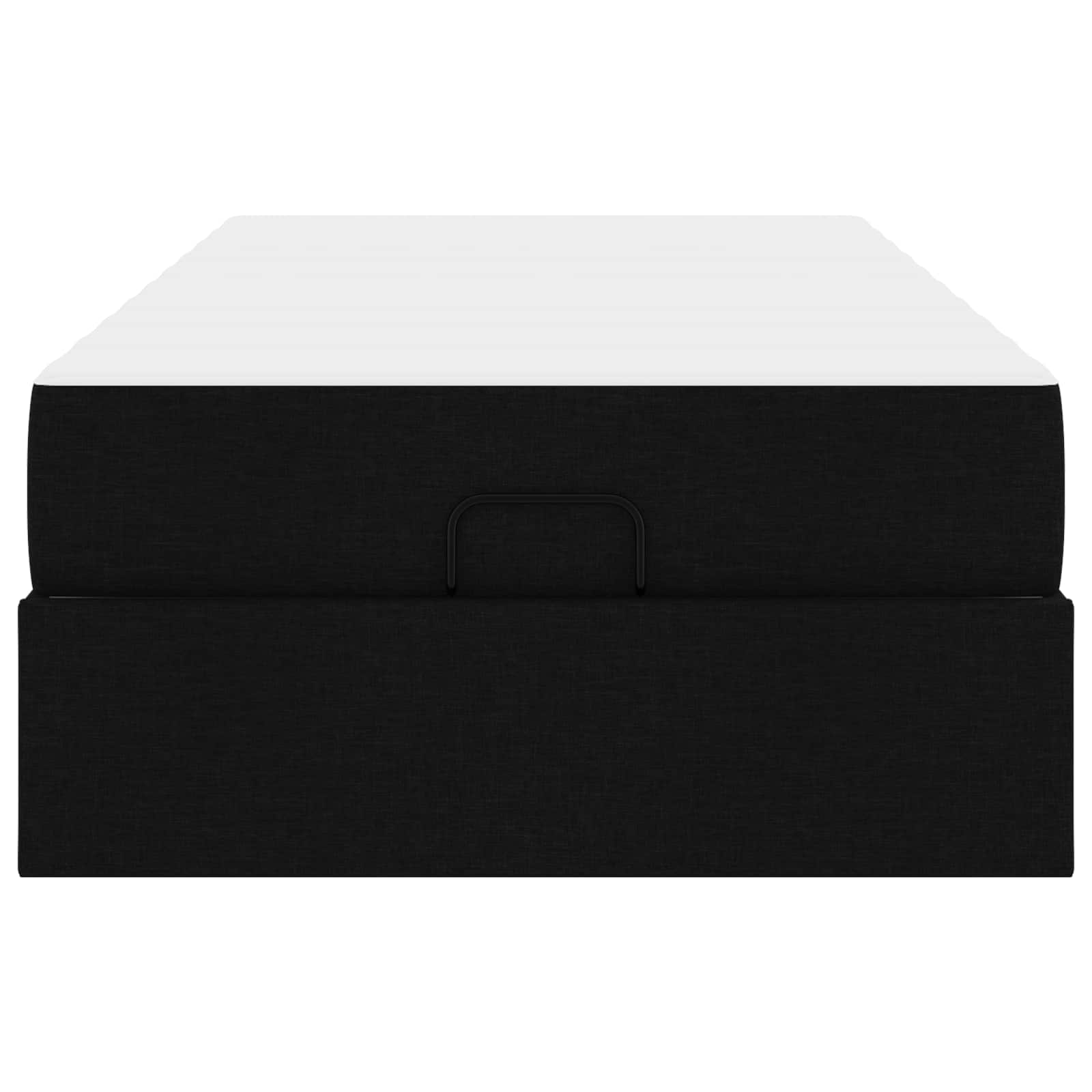 Struttura letto con materasso con materasso 2 pcs Nero Tessuto 3399468