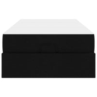 Struttura letto con materasso con materasso 2 pcs Nero Tessuto 3399468