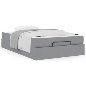 vidaXL Struttura del letto Grigio chiaro 120 x 200 cm Tessuto