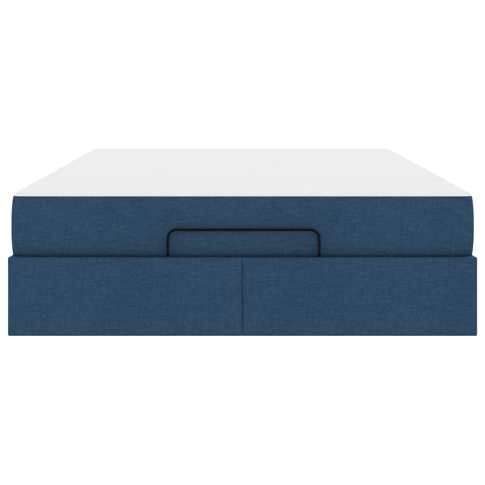 Struttura letto con materasso con materasso 2 pcs Blu Tessuto 3399500