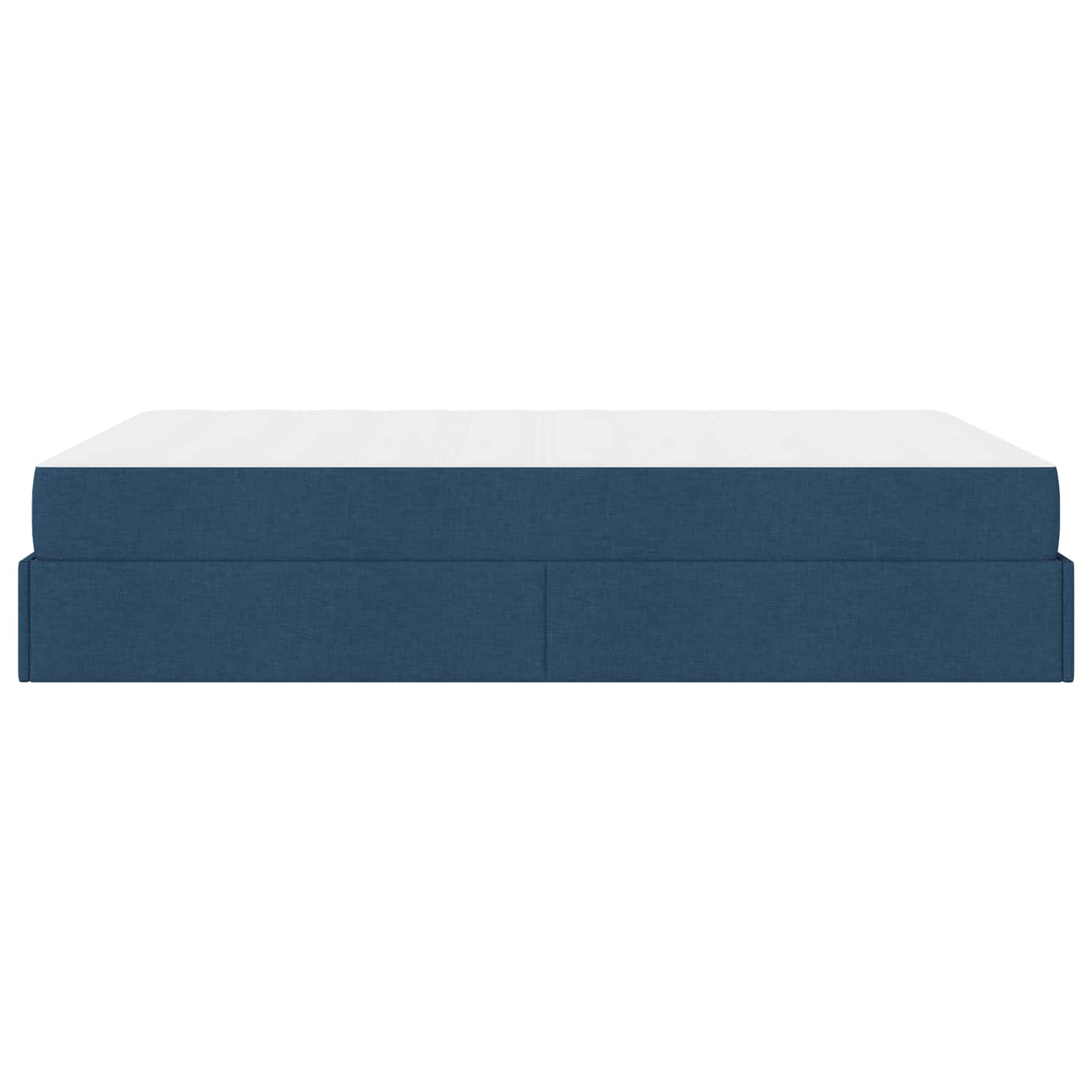 Struttura letto con materasso con materasso 2 pcs Blu Tessuto 3399500