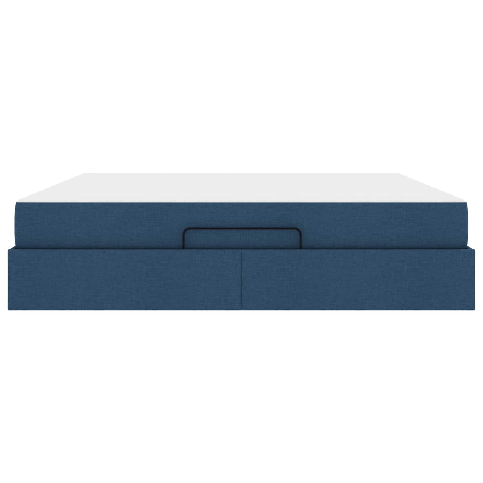 Struttura letto con materasso con materasso 2 pcs Blu Tessuto 3399514