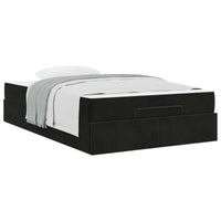 Struttura letto con materasso con materasso 2 pcs Nero Velluto 3399554