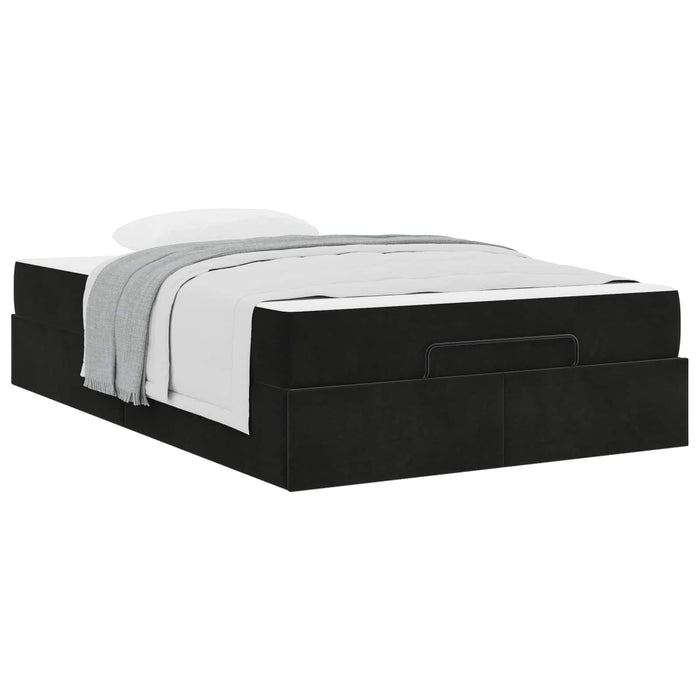 Struttura letto con materasso con materasso 2 pcs Nero Velluto 3399554