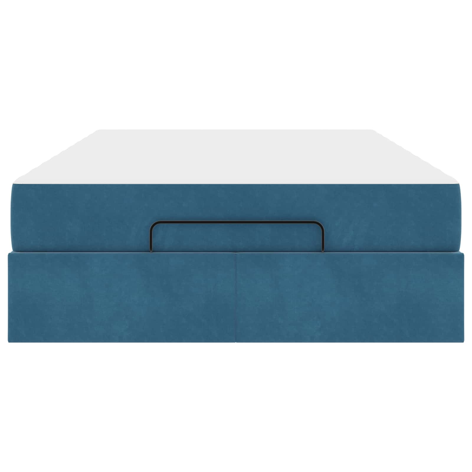 Struttura letto con materasso con materasso 2 pcs Blu Velluto 3399556