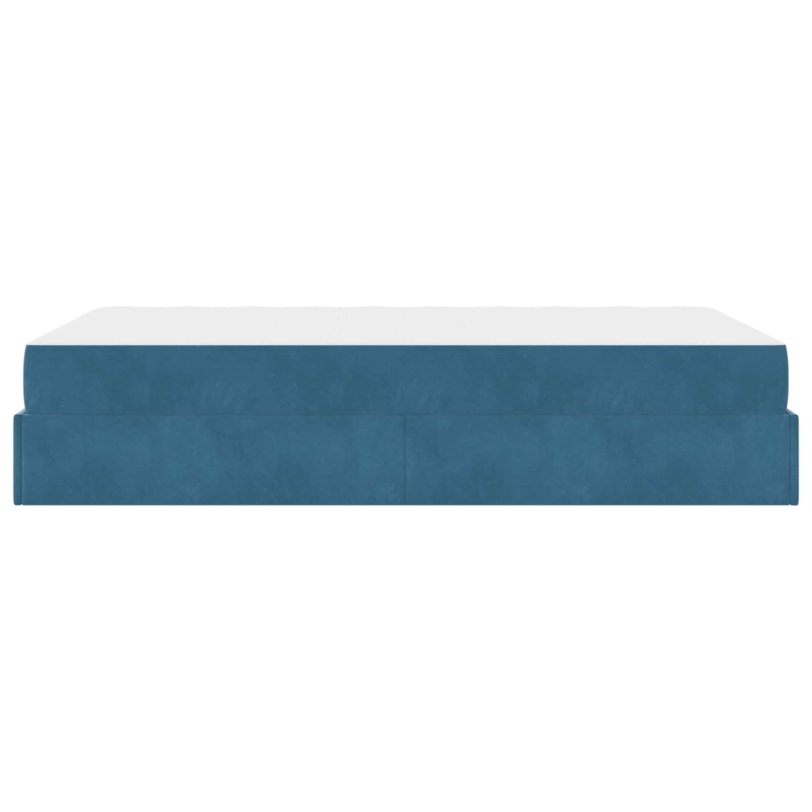 Struttura letto con materasso con materasso 2 pcs Blu Velluto 3399556