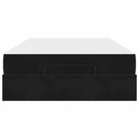 vidaXL Struttura del letto con materasso Nero 140 x 190 cm Velluto