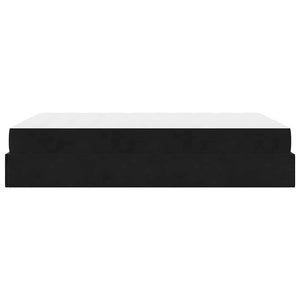 vidaXL Struttura del letto con materasso Nero 140 x 200 cm Velluto