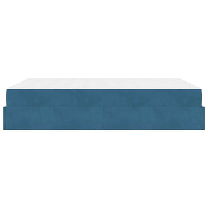 vidaXL Struttura del letto Blu 140 x 200 cm Velluto