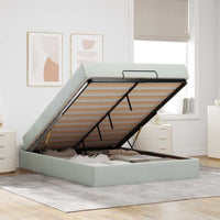 vidaXL Struttura del letto Grigio chiaro 160 x 200 cm Velluto