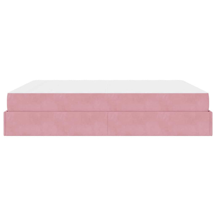 vidaXL Struttura del letto Rosa 180 x 200 cm Velluto