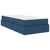 Letto con contenitore e materasso Blu 90 x 190 cm Poliestere 3399633