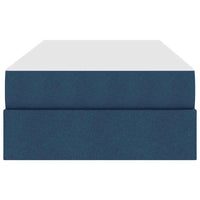 Letto con contenitore e materasso Blu 90 x 190 cm Poliestere 3399633