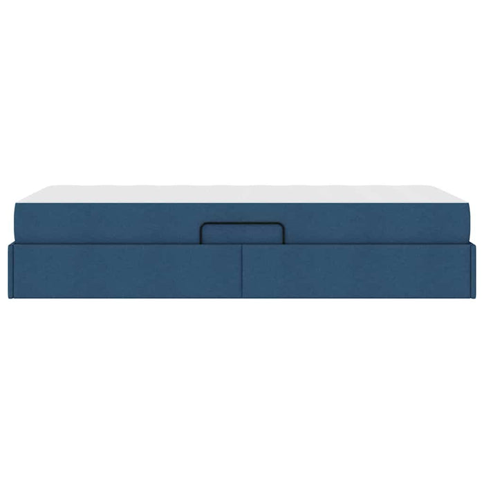 Letto con contenitore e materasso Blu 90 x 190 cm Poliestere 3399633