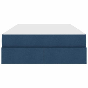 Letto con contenitore e materasso Blu 120 x 200 cm Poliestere 3399657