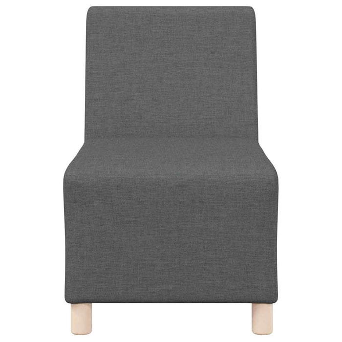 Unità di Divano Modulare Senza Braccioli 2 pcs Grigio scuro 3399749