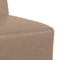 Unità di Divano Modulare Senza Braccioli 2 pcs Cappuccino 3399773