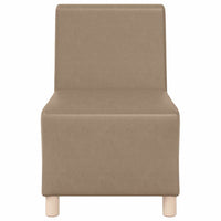 Unità di Divano Modulare Senza Braccioli 2 pcs Cappuccino 3399773