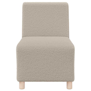 vidaXL Unità di Divano Modulare Senza Braccioli 2 pcs Grigio chiaro