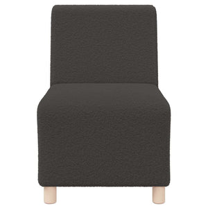 vidaXL Unità di Divano Modulare Senza Braccioli 2 pcs Grigio scuro