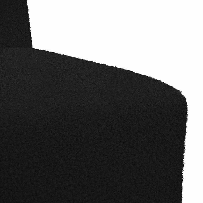 vidaXL Unità di Divano Modulare Senza Braccioli 2 pcs Nero