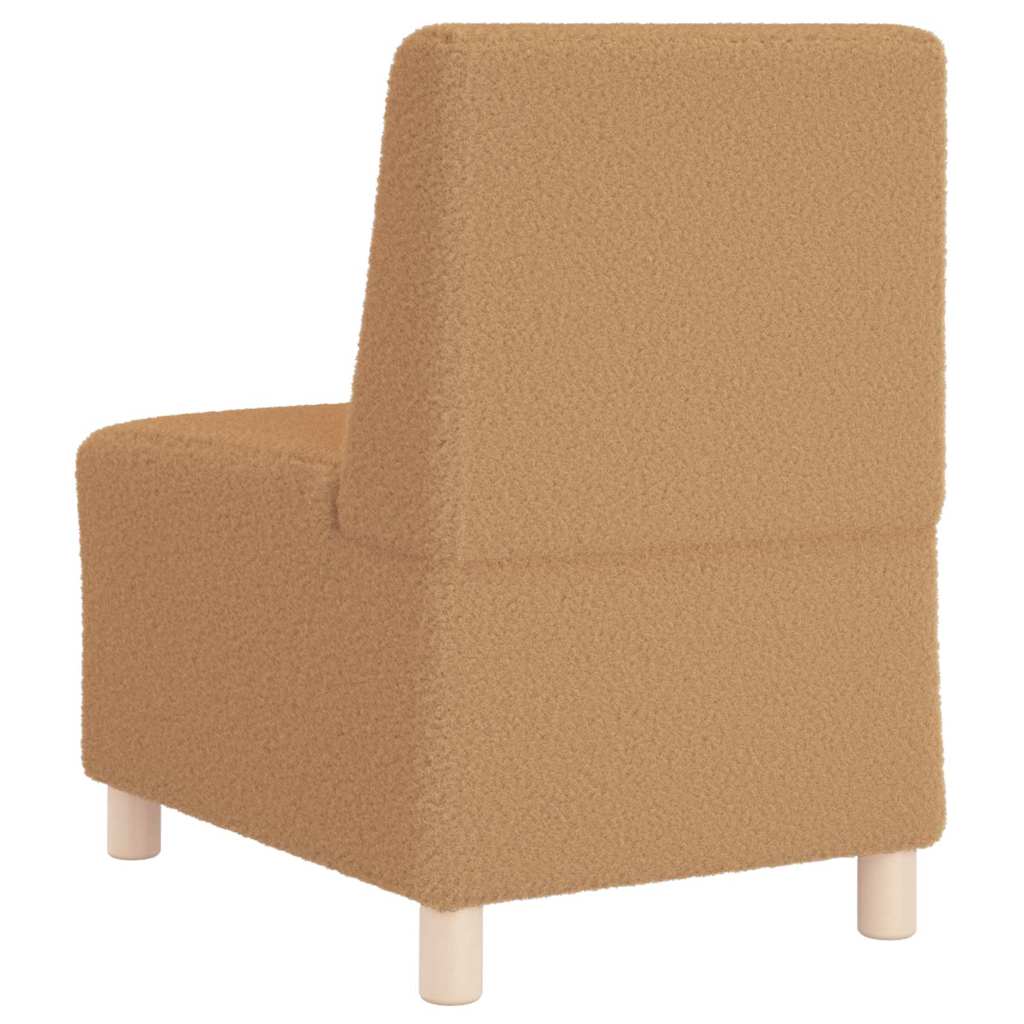 vidaXL Unità di Divano Modulare Senza Braccioli 2 pcs Beige