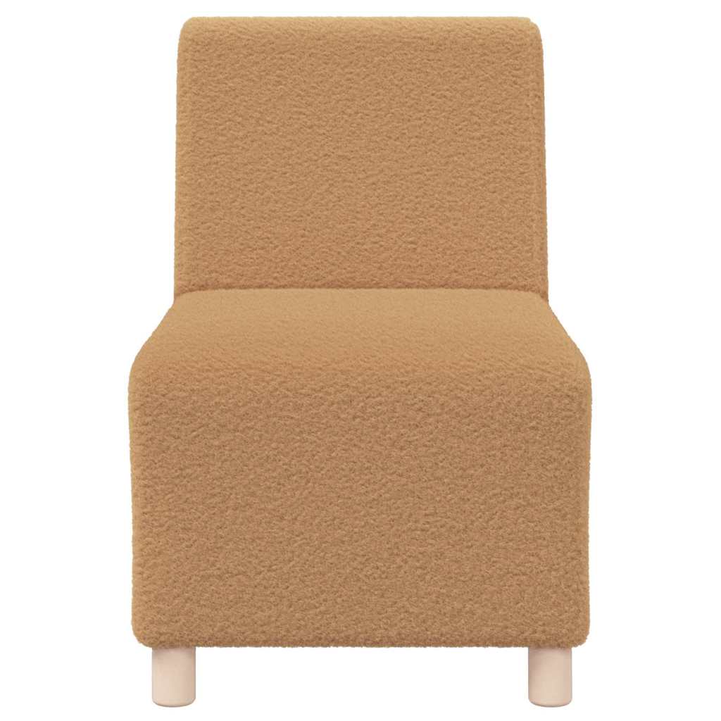 vidaXL Unità di Divano Modulare Senza Braccioli 2 pcs Beige