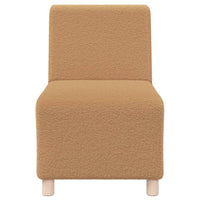 vidaXL Unità di Divano Modulare Senza Braccioli 2 pcs Beige