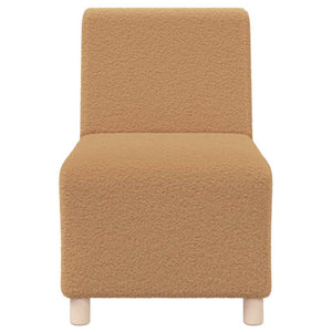 vidaXL Unità di Divano Modulare Senza Braccioli 2 pcs Beige