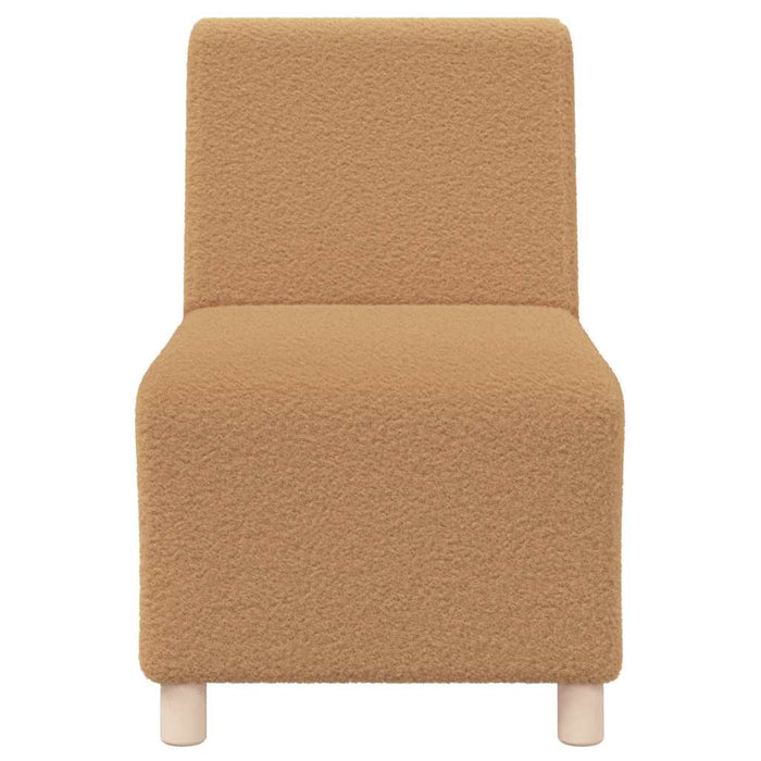vidaXL Unità di Divano Modulare Senza Braccioli 2 pcs Beige