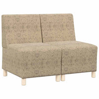 vidaXL Poltrona Sofa 2 pcs Grigio chiaro 55 x 74 x 82 cm