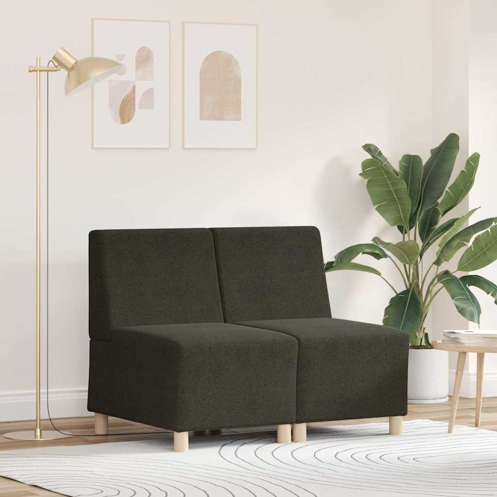 vidaXL Poltrona Sofa 2 pcs Verde 55 x 74 x 82 cm