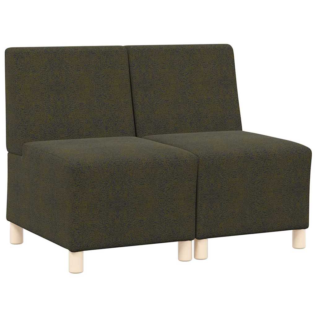 vidaXL Poltrona Sofa 2 pcs Verde 55 x 74 x 82 cm