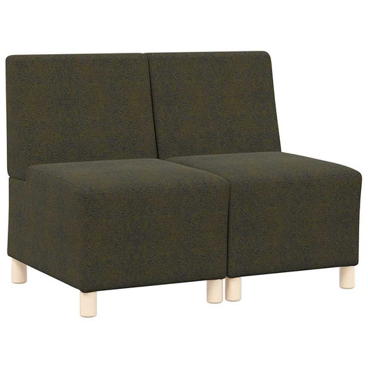 vidaXL Poltrona Sofa 2 pcs Verde 55 x 74 x 82 cm