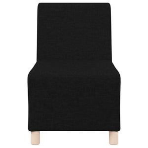 Unità di Divano Modulare Senza Braccioli 3 pcs Nero 3399794