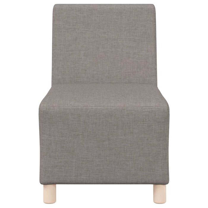 vidaXL Unità di Divano Modulare Senza Braccioli 3 pcs Talpa