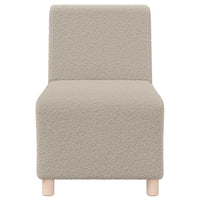 vidaXL Unità di Divano Modulare Senza Braccioli 3 pcs Grigio chiaro